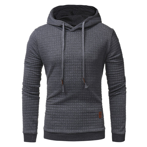 Men's Hoodies 2017 New Fashion Brand Hoodie Hot Sale Plaid Jacquard Hoodies Men Fashion Tracksuit Male Sweatshirt Men's Tops 3XL