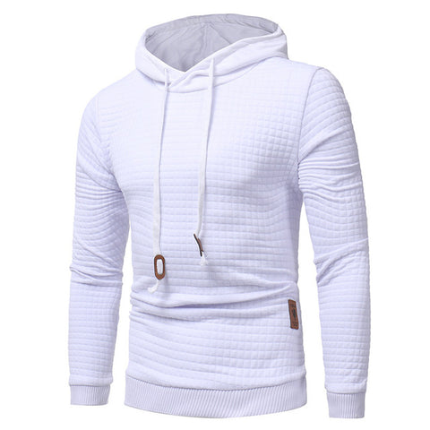Men's Hoodies 2017 New Fashion Brand Hoodie Hot Sale Plaid Jacquard Hoodies Men Fashion Tracksuit Male Sweatshirt Men's Tops 3XL
