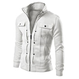 New 2017 Fashion Hoodies Men Button Hip Hop Mens Brand Solid Hooded Zipper Hoodie Cardigan Sweatshirt Slim Fit Men Hoody 4XL