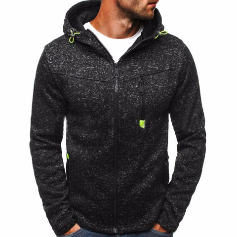 Winter Hoodie Male Cardigan 2017 New Long sleeve hoodies men Zipper Sweatshirt Hoodies Mens Hooded Plus size Coat Jacket