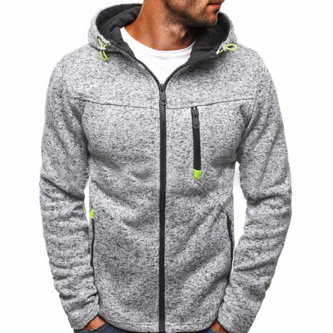 Winter Hoodie Male Cardigan 2017 New Long sleeve hoodies men Zipper Sweatshirt Hoodies Mens Hooded Plus size Coat Jacket